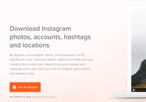 4K Stogramを使ってInstagramの写真・ストーリーをダウンロードする方法