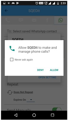Android で WhatsApp メッセージをスケジュールする方法