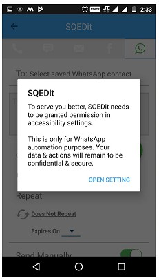 Android で WhatsApp メッセージをスケジュールする方法