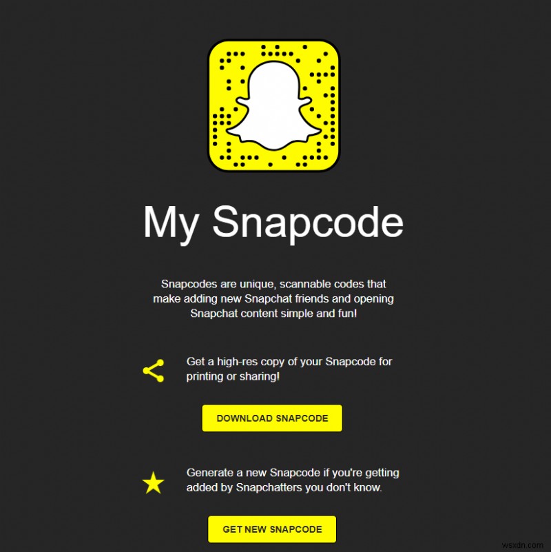 Snapchat スナップコードの作成方法