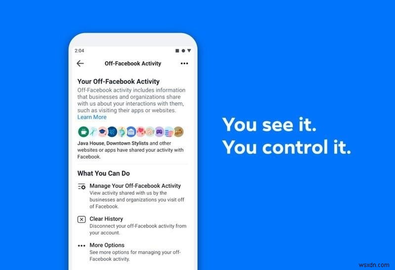 Facebook の新しい「Facebook 以外のアクティビティ」機能の使用方法