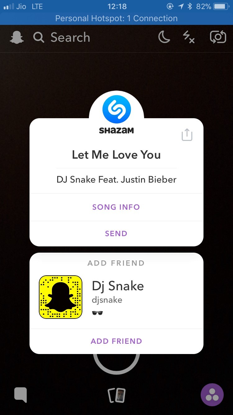 Snapchat で Shazam を使用する方法