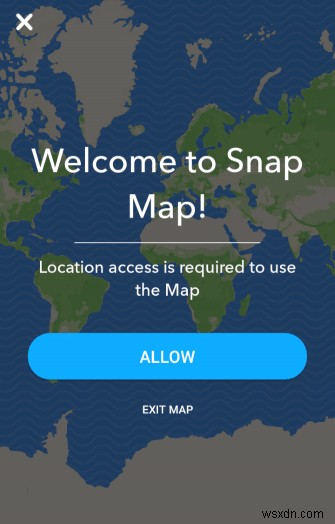 Snapchat で位置情報を確認する方法