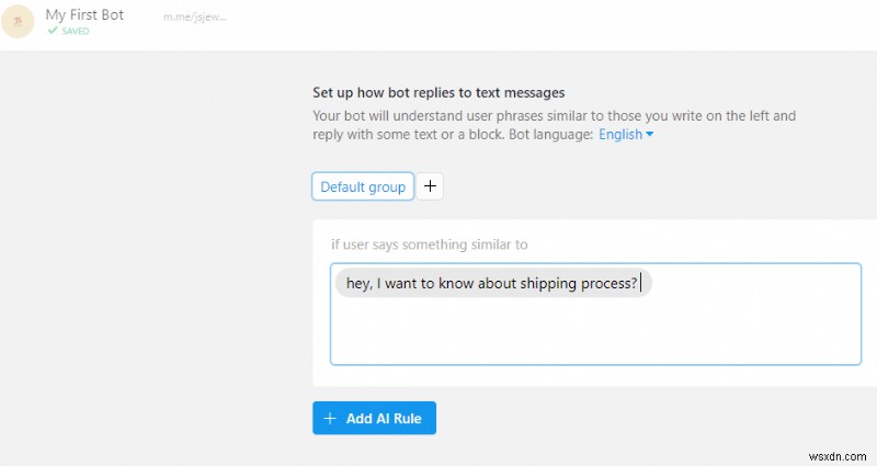 Facebook Messenger 用のチャットボットを作成する方法