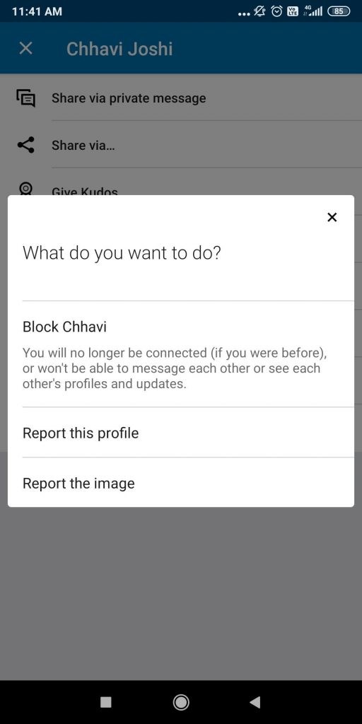 プロフィールにアクセスせずにLinkedInで誰かをブロックする方法 