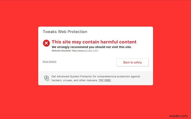 ウェブ保護の調整:感染性のあるウェブサイトを寄せ付けない