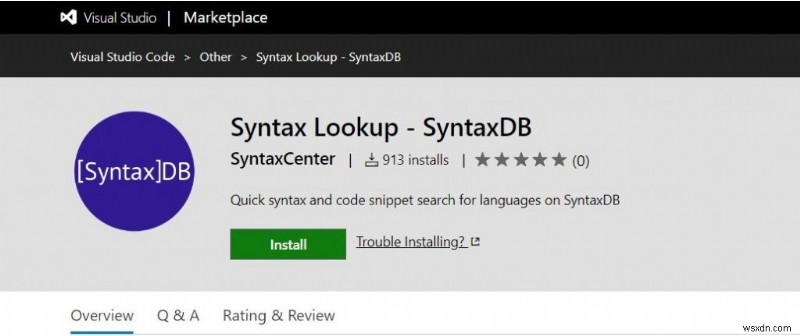 SyntaxDB:すべてのプログラマーの生活を楽にする検索エンジン