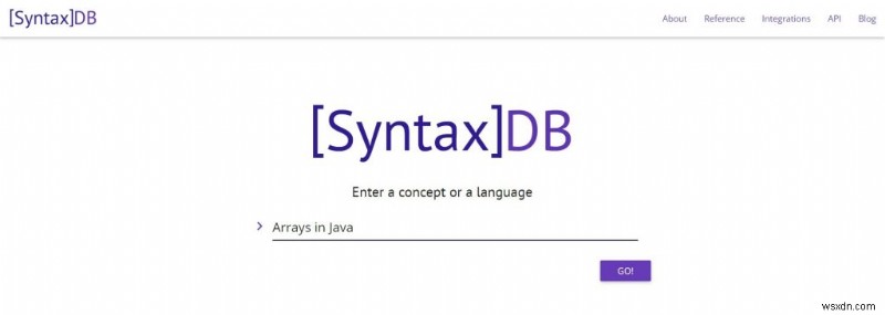 SyntaxDB:すべてのプログラマーの生活を楽にする検索エンジン