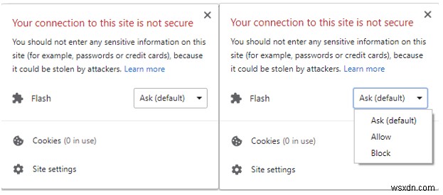 Chrome で Flash 権限をすぐに管理する方法