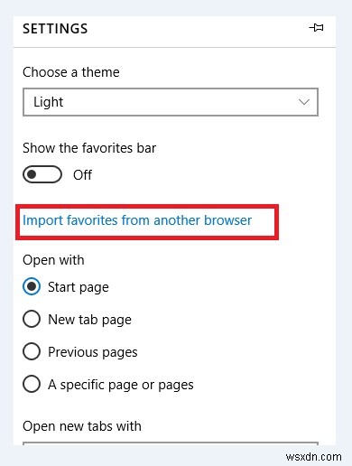 ブックマークを Microsoft Edge にインポートする方法