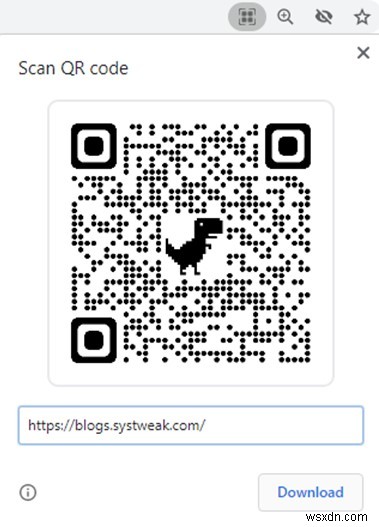 Google Chrome ブラウザで Chrome フラグを使用して URL QR コードを生成する方法