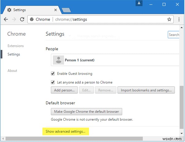 Chrome ブラウザでプロキシ サーバーを無効にする方法 (Windows 10)