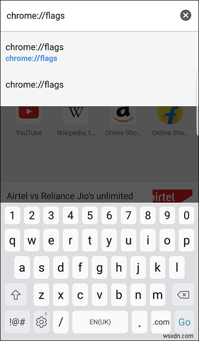 Chrome for Android でアドレス バーを一番下に移動