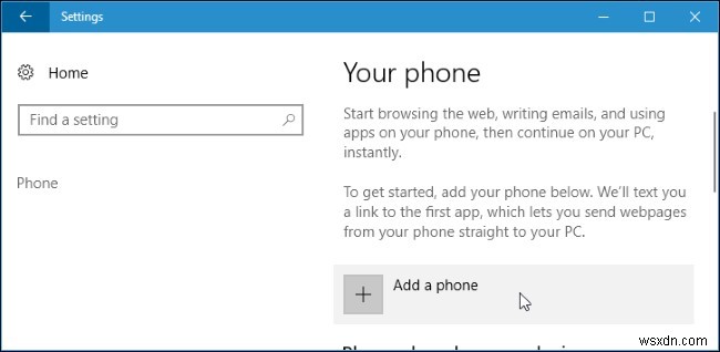 電話と PC の間で Web ページを共有する:Windows 10 の「PC で続行」機能
