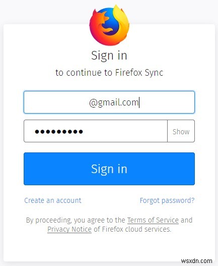 コンピュータとスマートフォンの間で Firefox タブを同期する