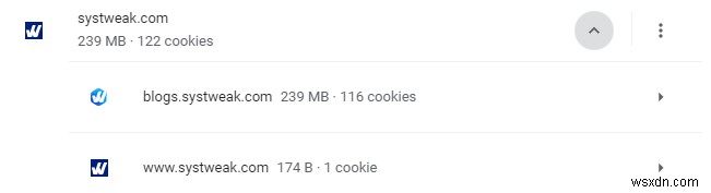 1 つのサイトのみの Chrome の Cookie とキャッシュを消去する手順