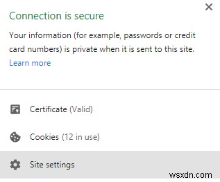 1 つのサイトのみの Chrome の Cookie とキャッシュを消去する手順