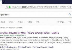 Firefox Quantum を使用して、任意の Web ページのスクロール スクリーンショットを取得します。