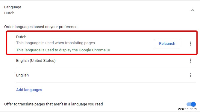 Google Chrome で言語設定を変更する簡単な方法