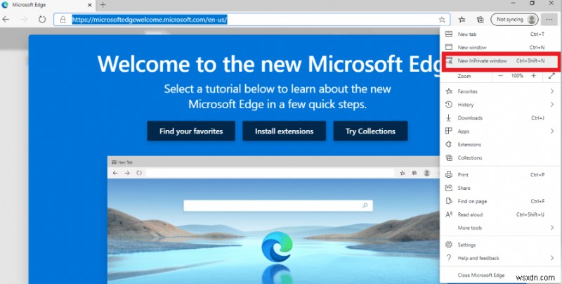 Microsoft Edge プライベート ブラウジングの使用方法 – InPrivate モード