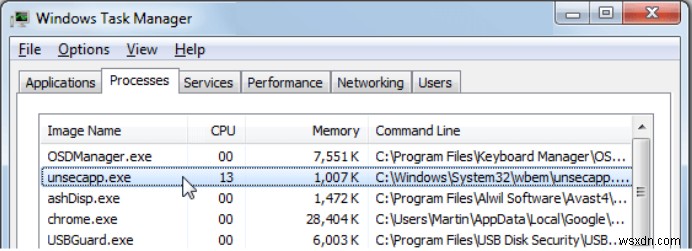 Unsecapp.exe は安全ですか? Unsecapp エラーを削除するには?