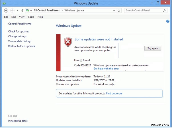 Windows Update エラー 0x80072efe を解決する 5 つの簡単な修正方法