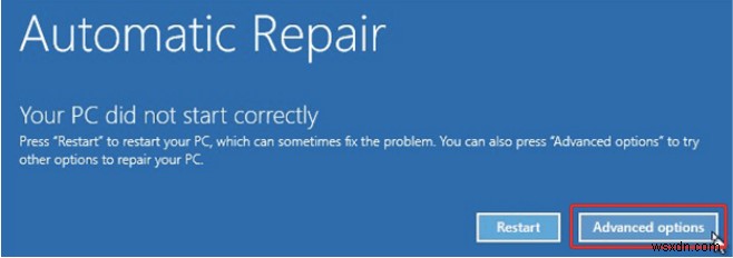 Windows 10 で失敗した NTFS.SYS を修正する方法