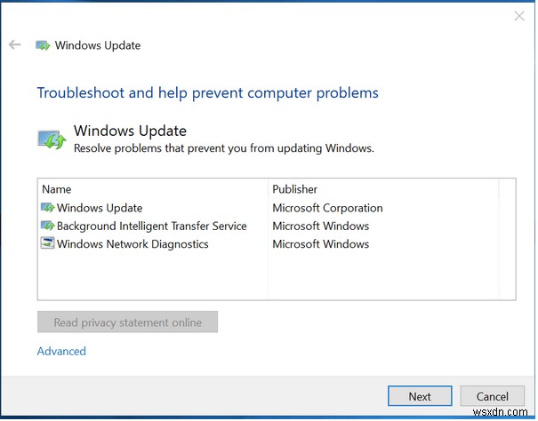 修正:Windows 10 に [更新プログラム] ボタンがないことを確認する