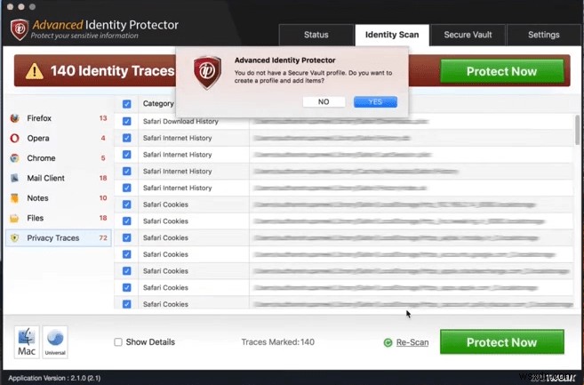 Systweak による Advanced Identity Protector – 個人情報の盗難を防止するツール