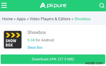 Showbox アプリ for Android とは?