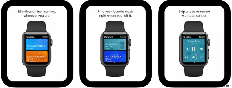 Apple Watch 向けの必見ミュージック アプリ