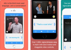手話を学ぶための iPhone アプリ トップ 5