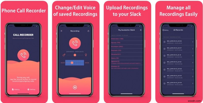 ACR Call Recorder:iPhone 用 Call Recorder アプリケーション