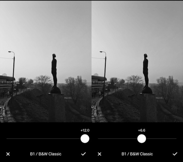 Instagram に公開する前に VSCO フィルターで写真にスパイスを加える