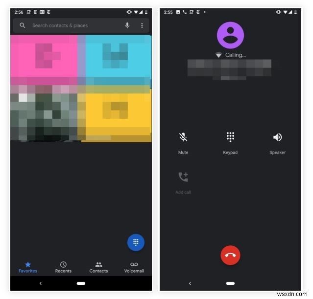 Google Phone アプリでダーク モードを有効にする方法