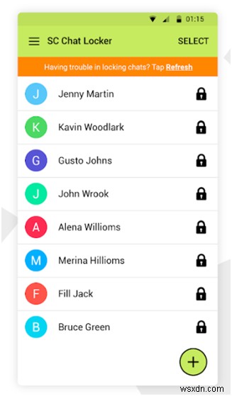 SC Chat Locker:Snapchat アプリでのチャットの保護