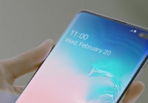 Samsung Galaxy S10:開始するためのいくつかの調整