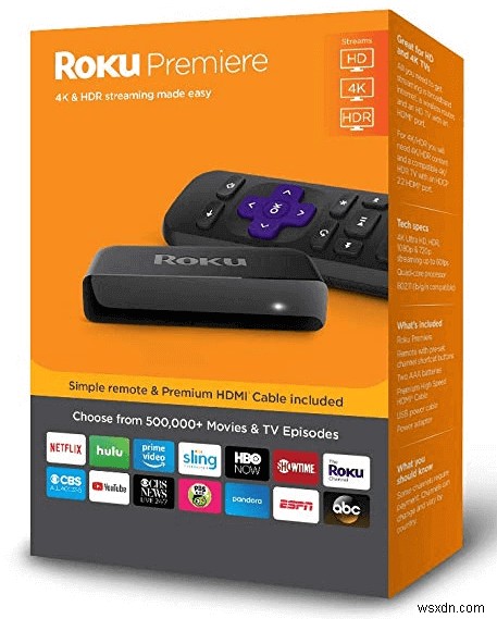 Roku ストリーミング プレーヤー:テレビの中の世界