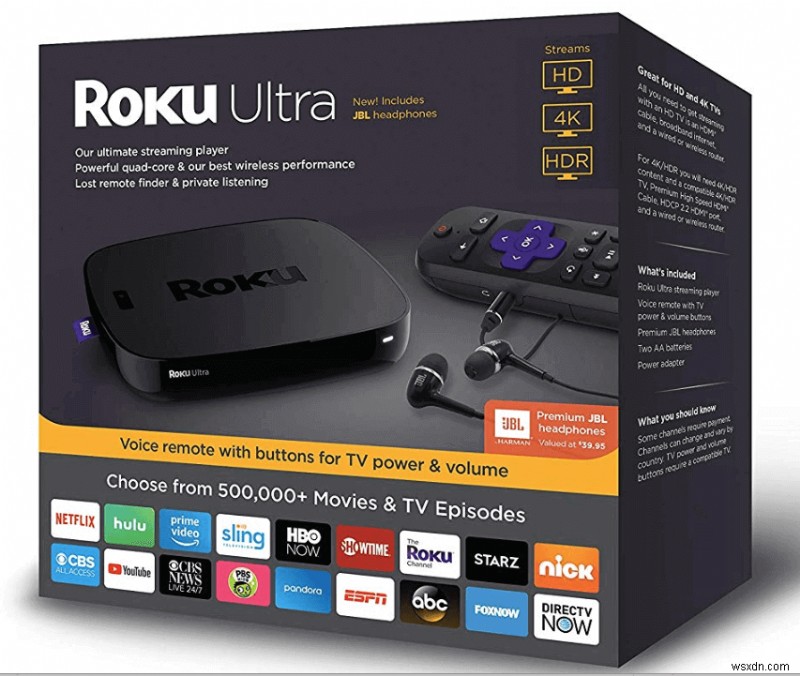 Roku ストリーミング プレーヤー:テレビの中の世界