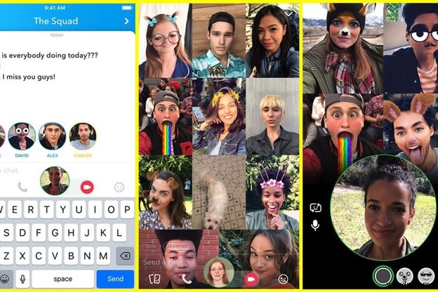 Snapchat が新機能を展開:グループ ビデオ チャットと友達のタグ付け