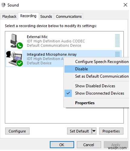 Windows PC で録音室のマイクが機能しない問題を解決するには?