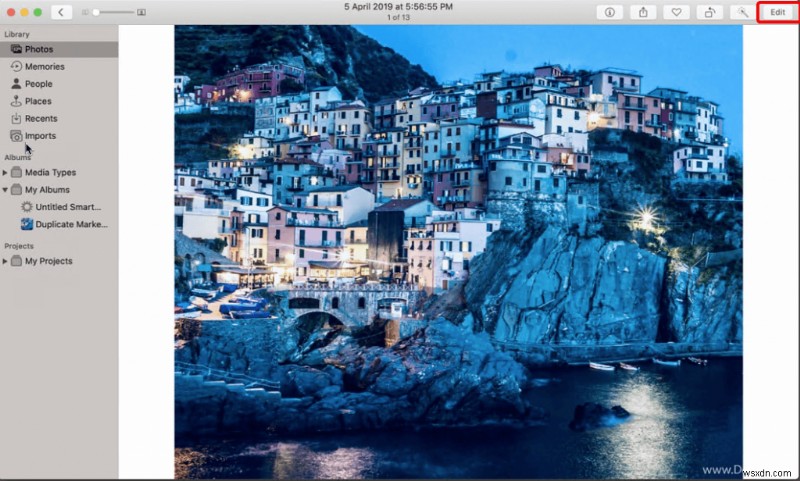 Mac で写真をトリミング、サイズ変更、編集する方法