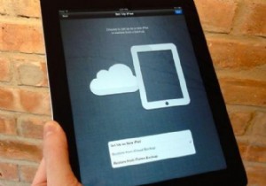 iPad データのバックアップを作成する方法
