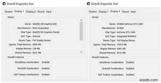 Windows PC のグラフィック カード構成を確認する方法