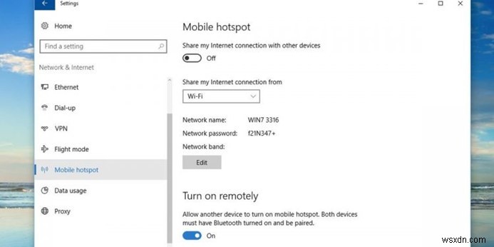 Windows 10 ラップトップで Wi-Fi ホットスポットをオンにする方法