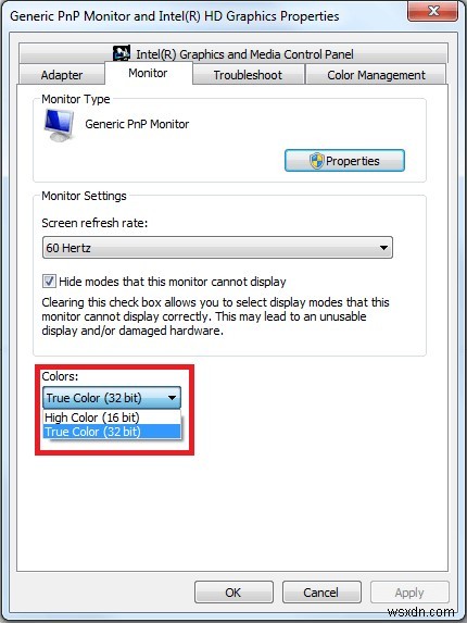 Windows 7 でカラー モニターの問題を修正する方法