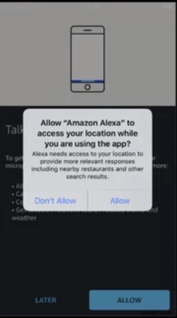 iPhone で Alexa を操作するには?