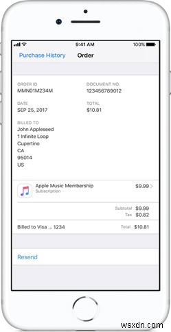 iPhoneでApple IDと詳細な購入履歴を表示する方法 