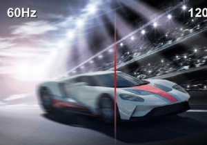 優れている点 – 120 Hz と 60 Hz ディスプレイの比較