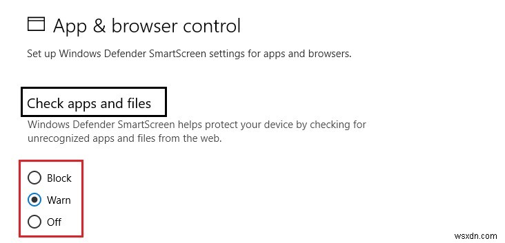 Windows 10 または 8 で SmartScreen フィルタを無効にする方法